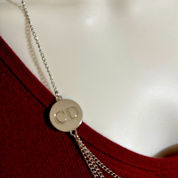 NEW Dior Silver Multi-Strand Necklace - Picture 2 of 8